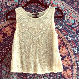 Beeded and Laced Forever 21 Top